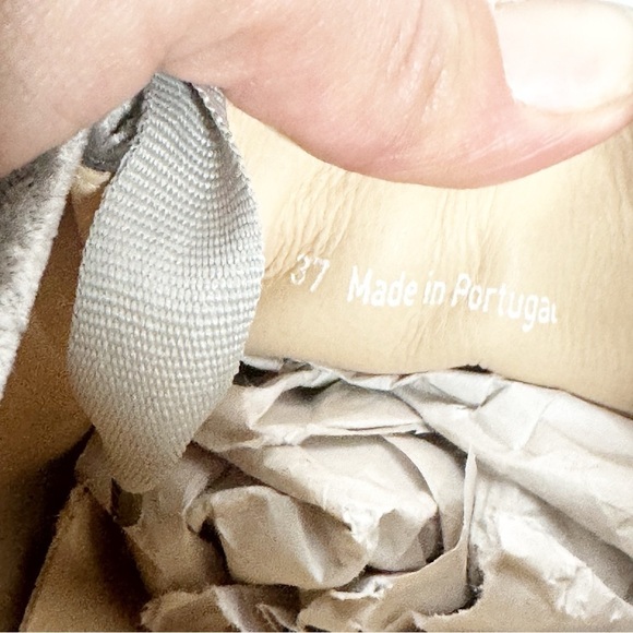 Ulla Johnson Velvet Oxford Shoes Gray 6.5 Bow Coquette - Picture 8 of 8